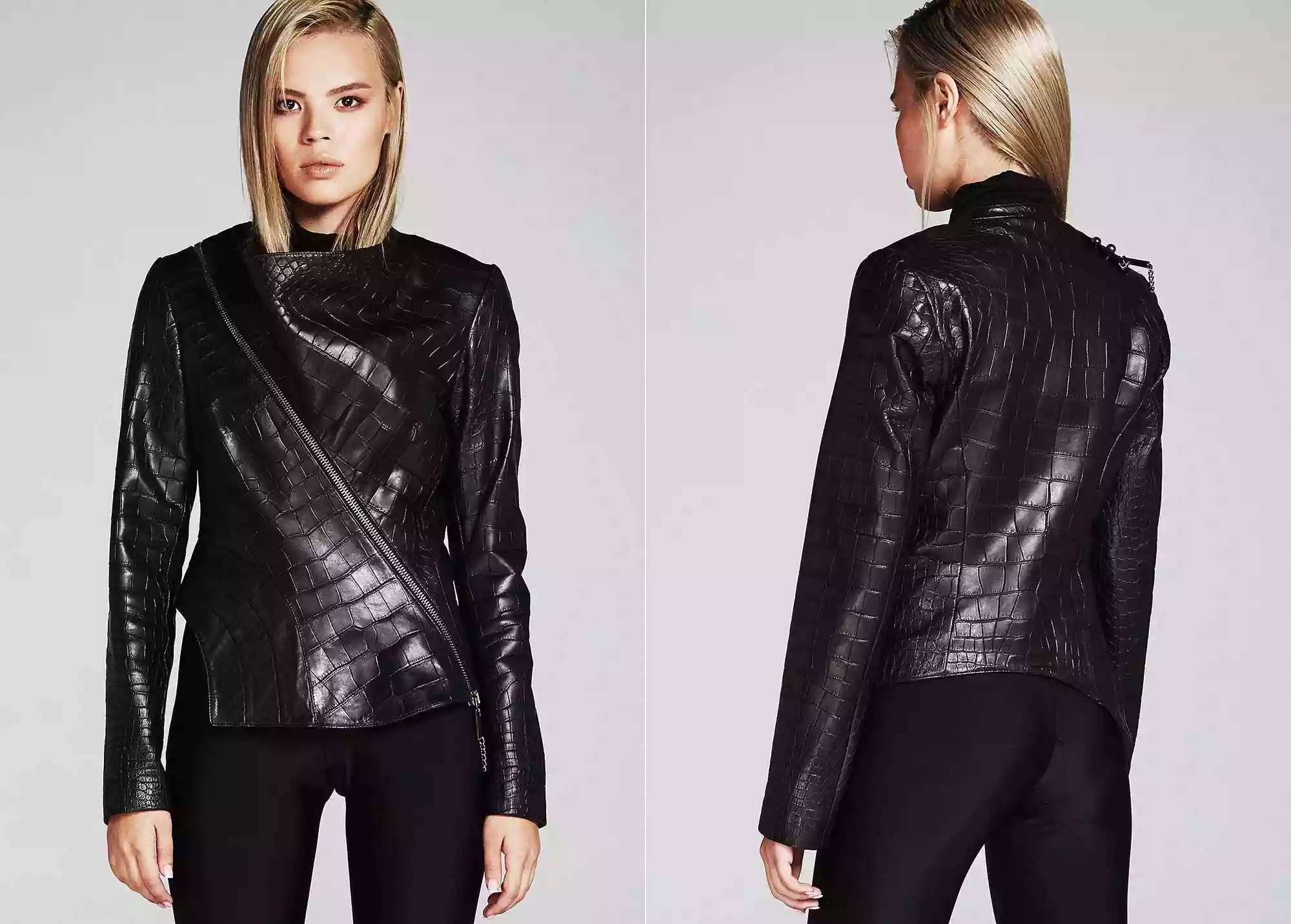 Leather jacket fashion from BEST Leather and Fur in Bodrum
